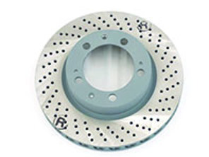 Brake disc rotor, Front. Porsche 993 C2/ C4 (OE Part No 99335104301 / 99335104401) - 99335104301, 99335104401, 205809C, 205810C