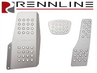 Rennline Aluminium 3 Piece Pedal Set Perforated. Porsche 911/912/930 COUPE Tiptronic - P44.22.11, P442211