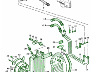 散热器油冷却器套件。保时捷 911 1984-89 - 93020704602, 93020711305, 93020704503, 93020711106, 93020705304, 93011019400, 93020723902, 90015100802, 90091002202, 91120730200, 91120730300, 91155914500, 91155914501, 90015100703, 90018703202, 99951108402, 90037803001, 93020736100, 99992000501, 99959142940, 93020735300, 93020731915, 93020712100, 90002500703, 93020792700, 93020792100, 99951116202, 93020726501, 93060611800, 90012300730, 91162412101, PCG62410400, 99945000602, 99950722902, 90007536302, 99965238100, N0120064