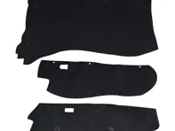 行李箱地毯套装。保时捷 911 73-76 / 911 Turbo 75-76 - 91155104502, 1689500310, 91155104900, 91155105000 - 1689500310