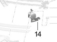 Voorbumpersteun voor ultrasone sensor. Porsche 991.2 Turbo 2017 >> - 99150585405, 99150585305