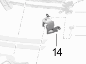 Voorbumpersteun voor ultrasone sensor. Porsche 991.2 Turbo 2017 >> - 99150585405, 99150585305