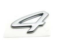 4 - badge. Porsche 993 - 993559241014PU, 993.559.241.01.4PU
