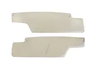 Set visiera parasole, avorio. Porsche 914 1970-76 - 91473104312, 91473104412