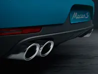 Terminali di scarico, in argento. PorscheMacan II - 95B044205