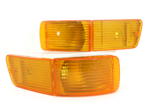 Amber Indicator unit kit Voorzijde. Porsche 964 - 96463199902, 96463140502, 96463140602, 96463140900, 96463141000 - LI.005.003