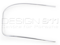 Front Screen Moulding Metal Chrome. Porsche 356 B-T6 / C CABRIO - 64454191126, 64454191226