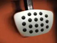 Pédale de frein en aluminium Rennline. Poignée en caoutchouc. UNIVERSEL - P60