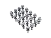 镀铬车轮螺栓 适用于保时捷 Boxster 986/996/997（20 个装） - WHT004676A, WHT006978, 99636120302, 99636120300, 99636120301, 99736120301, 3608100007