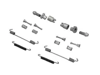 手刹蹄片弹簧套件。保时捷 9YA 卡宴 - 99335207100, 298609723, 99735272101, 298609717, 97035272300, 298609715, PAB60958300, 958609279