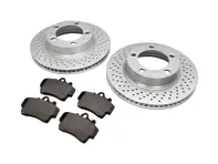 FRONT Brake Pads and Brake Disc Package Porsche 987 Boxster / 987C Cayman - 98735140101, 98735140201, 98735193903