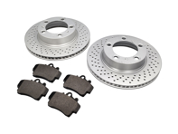 Paquete Pastillas y Discos de Freno DELANTERO Porsche 987 Boxster / 987C Cayman - 98735140101, 98735140201, 98735193903