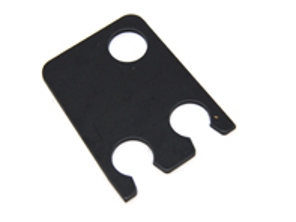 Plaque d'espacement principale pour arc pliant 1 mm. Porsche 911 78-89 / 964 / 993 - 91156142301