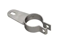 Exhaust clamp with bracket stainless steel 43mm. Porsche 356B / 356C - 61611102500 - PRS121
