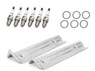 Kit candela e scudo termico. Porsche 996 Carrera 2002>> / 997.1 Carrera - 99917022390, 99970176141, 99610444502