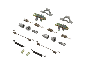 Handremschoenen veerset. Porsche 924S / 944 / 968 - 99335207100, 298609723, 90135295410, 92835295702, 95135209000, 477409459, 477609459A, 95135280700, 99635272300, 95135245400