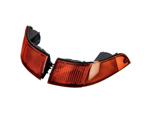 Indicator units rear, Amber / Red lens. Porsche 993 Set of 2  (ref: 99363140300, 99363140400) - 99363140300, 99363140400