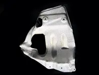 Rear muffler heat shield. Porsche 970 Panamera >>2013 - 97050455702, 97050455802