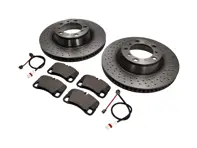 REAR Brake Pads and Brake Disc Package Porsche 997 3.6L C2 - 99635240501, 99635240502, 99635240601, 99635240602