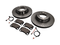 REAR Brake Pads and Brake Disc Package Porsche 997 3.6L C2