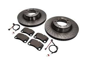 REAR Brake Pads and Brake Disc Package Porsche 997 3.6L C2 - 99635240501, 99635240502, 99635240601, 99635240602