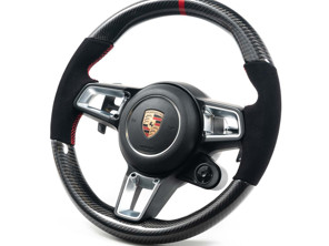 Rennline 350mm 碳纤维方向盘 - 9P1419091DS, 9P1419091LH, 9P1419091DT, 9P1419091LM - I127