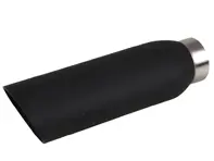 Terminale di scarico, verniciato a polvere, nero opaco. Porsche 944/924 - 1620706000 - 1620705900