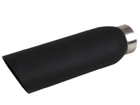 Exhaust tail pipe, powder coated, matt black. Porsche 944 / 924 - 1620706000 - 1620705900