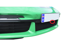 Parachoques delantero de acero inoxidable conjunto parrilla delantera ZunSport. Porsche 992 Turbo / Turbo S FDC - ZPR92820, ZPR92820B, ZPR92820, ZPR92820B