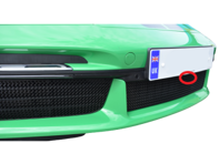 Voorbumper RVS voorrooster set ZunSport. Porsche 992 Turbo/Turbo S FDC - ZPR92820, ZPR92820B, ZPR92820, ZPR92820B
