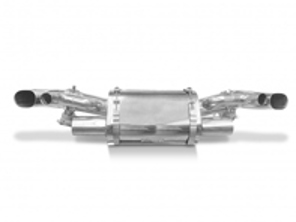 Silencieux d'échappement sport avec pot catalytique supprimer les tuyaux Porsche 992 Carrera et Carrera S