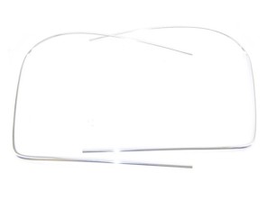 Voorruitlijst chroom. Porsche 911 - 90154191120, 90154191220