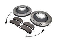 ANTERIORE Pacco Pastiglie Freno e Disco Freno Porsche 991 GT3 - 99135140581, 99135140681, 99135194784, 99160918100