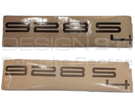 928S4 - Abzeichen. Porsche 928 S4 - 92850533506, 92850533507