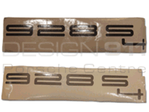 928S4——徽章。保时捷 928 S4 - 92850533506, 92850533507