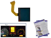 Ensemble d'affichage pour la teinte jaune du combiné d'instruments (US). Porsche Cayenne 955 - 6080, 7L5920970H, 7L5920970A, 7L5920885, 7L5920880B, 7L5920880A, 7L5920875H, 7L5920875C, 7L5920870A, 7L5920870B, 7L5920870C, 7L5920870D, 7L5920875, 7L5920875A