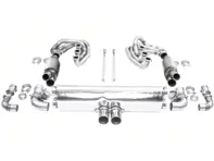 Sistema di scarico sportivo CARGRAPHIC GT Backdate con set collettore ID42 GT, senza riscaldamento, look GT3. Porsche 964 Carrera 2/4/RS - 96411104504, 96411104605, 96411104502, 96421103905, 96421103932, 96421104004