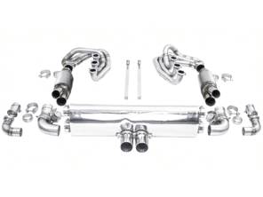 CARGRAPHIC GT Sportauspuffanlage mit ID42 GT Krümmer, ohne Heizung, GT3-Optik. Passend für Porsche 964 Carrera 2/4/RS - 96411104504, 96411104605, 96411104502, 96421103905, 96421103932, 96421104004