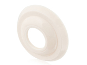 Rosetón para manivela de ventana y manilla interior, Marfil. Porsche 356 Pre-A - 35653711300