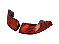 Indicatori di direzione posteriori, lente rossa. Porsche 993 Set di 2 (rif: 99363140301, 99363140401) - 99363140301, 99363140401