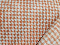Tissu classique Pepita Porsche Houndstooth, Noir / Blanc