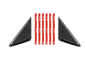 Set deflettori antivento in fibra di carbonio anti-scuotimento. Porsche 991 GT3 / GT3 RS