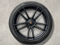 20'/21' 911 Turbo S, in Black (satin-gloss) Alloy Wheels & Winter Tyres Original Porsche for 992 (911) GTS models - 992044601BA