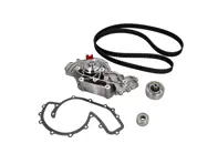 Water pump belt & pully kit. Porsche 928 4.5L S 4.7L 1977-82 - 92810515700, 92810551212, 92810557100, 92810601522, 92810613406