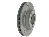 Disco de freno delantero, monobloque perforado, 330 x 34 mm. Porsche 997 MKII. - 99635140905, 99635141005 - PFL30923, PFR31023