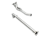 Downpipe and Front Silencer delete pipe for - Porsche 944 2.7ltr M44-11 and M44-12 CARGRAPHIC N-GT - 94411198703, 94411198503, 94411198501