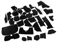 Jeu complet de moquettes intérieures pour Porsche 911 85-89 Targa LHD