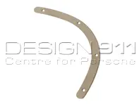 Corner Part for Front Bonnet seal. Porsche 356 - 64451191100