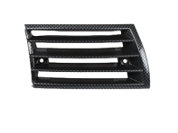 Griglia clacson, plastica effetto fibra di carbonio. Porsche 911 1969-1973 - 91155943103, 91155943203, 90155943127, 90155943227 - 1684500570, 1684500580