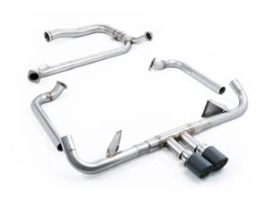 Échappement sport Milltek avec pot catalytique de remplacement et embouts en carbone. Porsche 718 GTS 2,5 L - 982251052E, 982251052F, 982251052G, 982251052J, 982251052L, 982251051D, 982251051K, 982251051F, 982251051G, 982251051J, 982251051L - SSXPO148